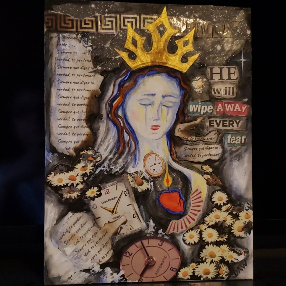 Multi Media Original Art- He will...